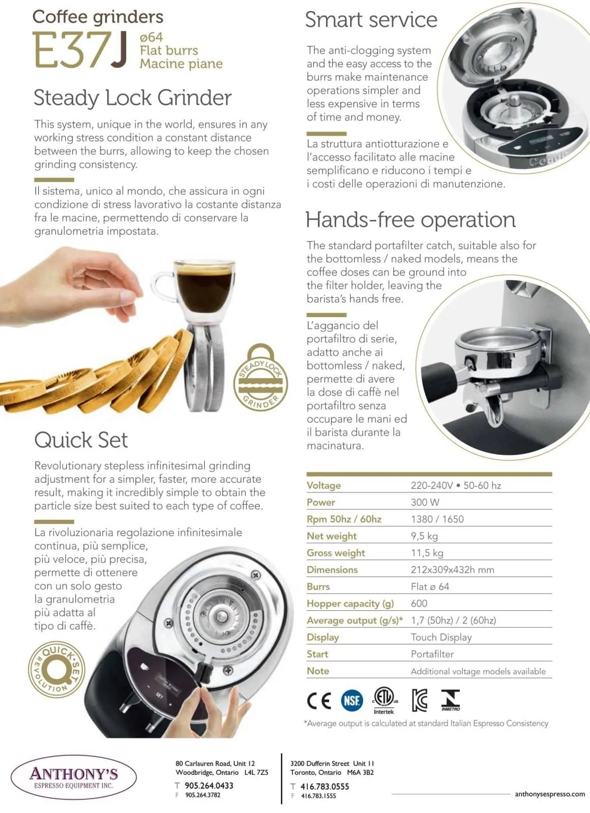 Ceado E37J Espresso Grinder