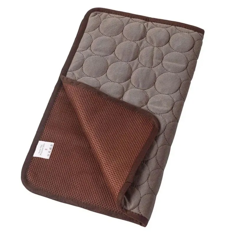 Cooling Pet Mat – Ice Silk Summer Bed for Pets