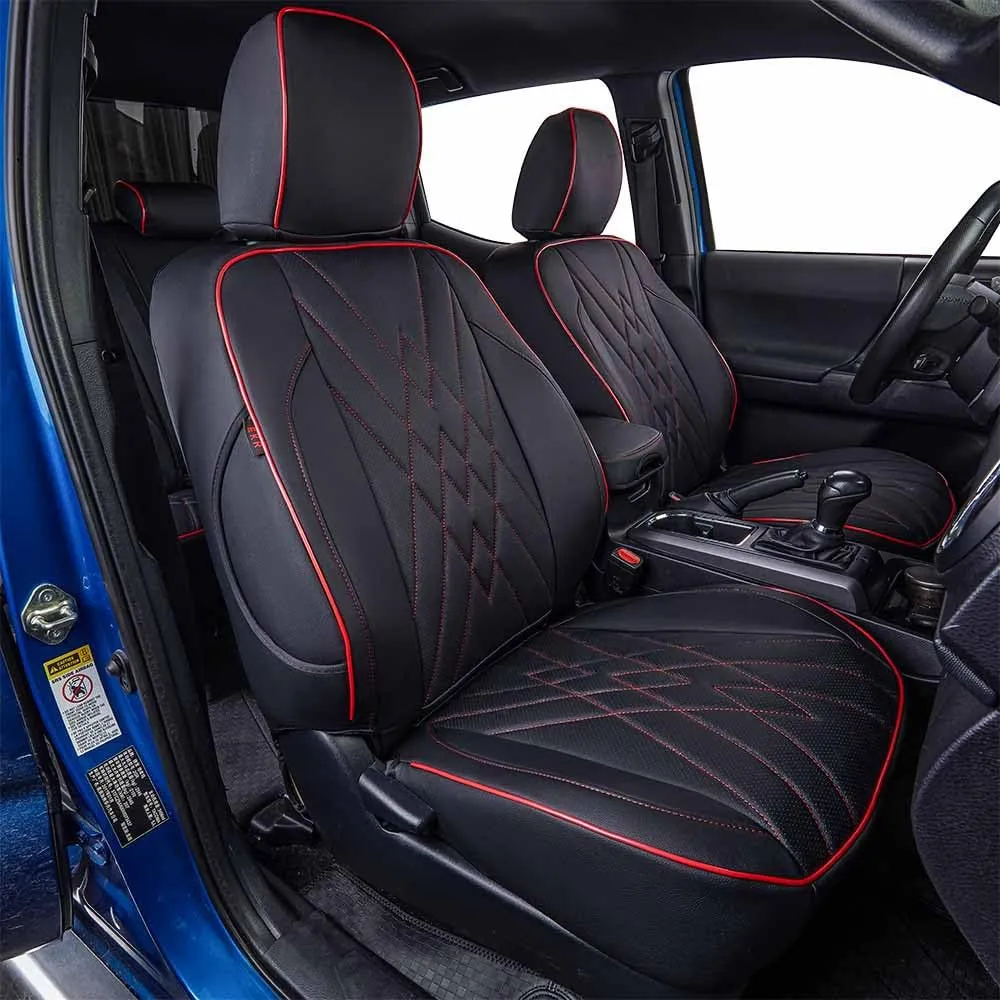 Custom Fit F150 Seat Covers for Select 2021 2022 2023 Ford F150 Supercrew XL,XLT Lariat & 2023 Lightning, Super Duty 250 350 450 Crew Cab XL XLT Lariat Full Set Leather New