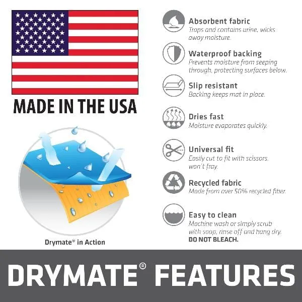 Drymate Washable Potty Pads; 2-Pack