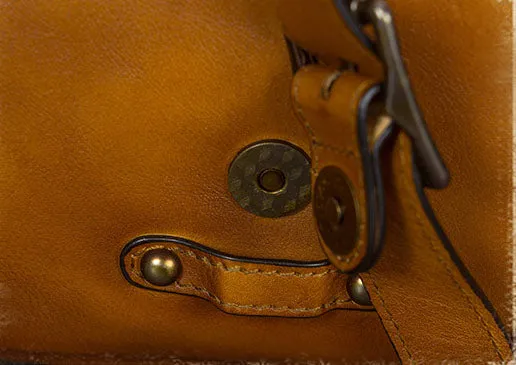 Handmade Womens Black Leather Backpack Purse Book Bags for Women