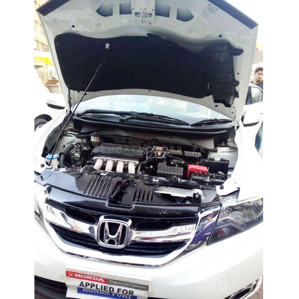 Honda City 2D Black Bonnet Liner Cover - Model 2009-2021 - Protector Lid Garnish Bonnet Namda