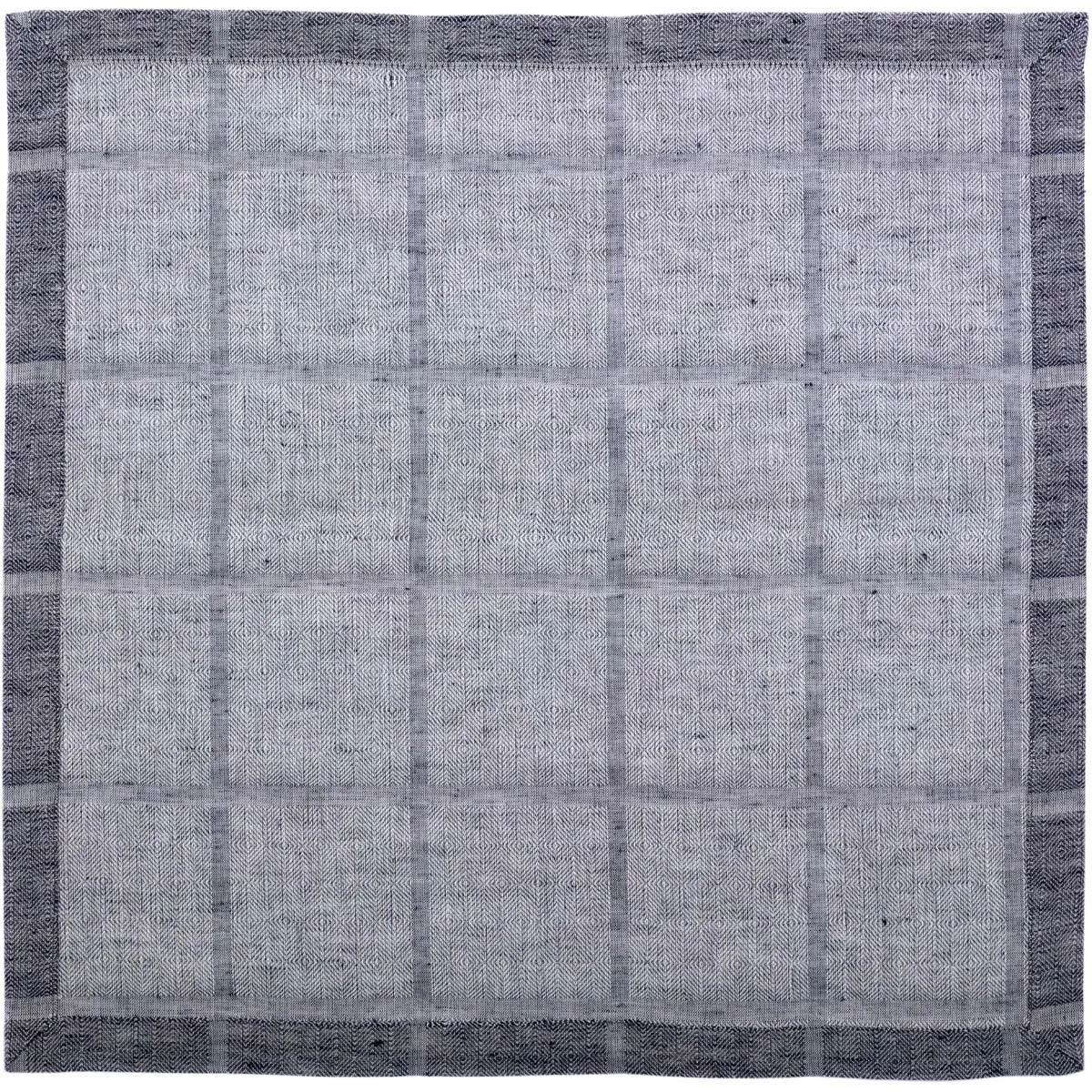 Julie Navy Plaid Napkin Set of 6 18x18 VHC Brands