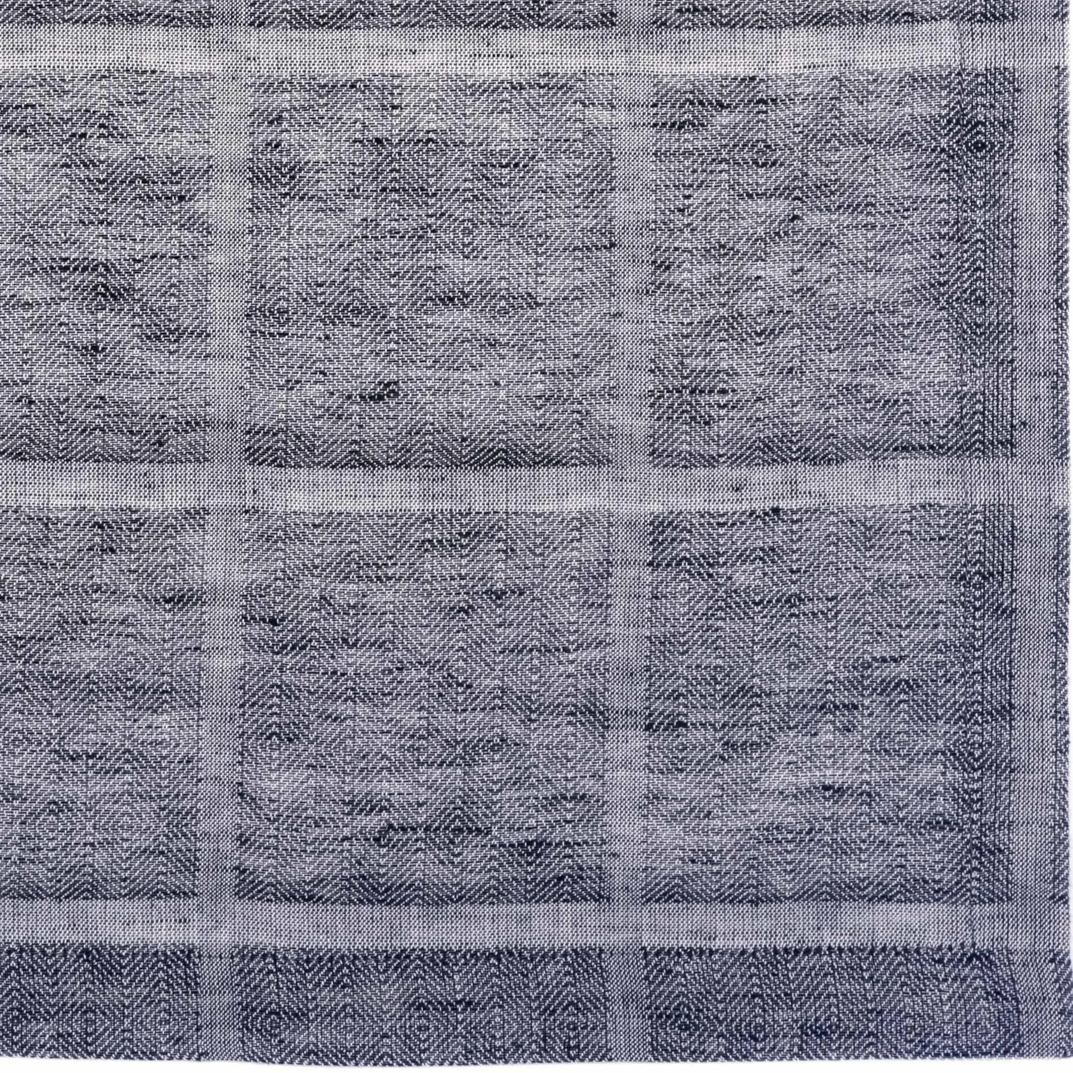 Julie Navy Plaid Napkin Set of 6 18x18 VHC Brands