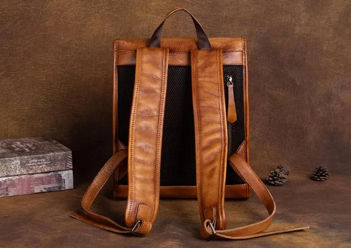 Ladies Small Square Leather Backpack Purse Backpack Bag For Women