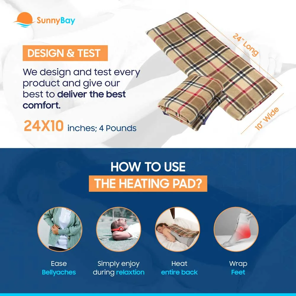 Lavender-scented Extra Large Body Heat Wrap Microwavable, London