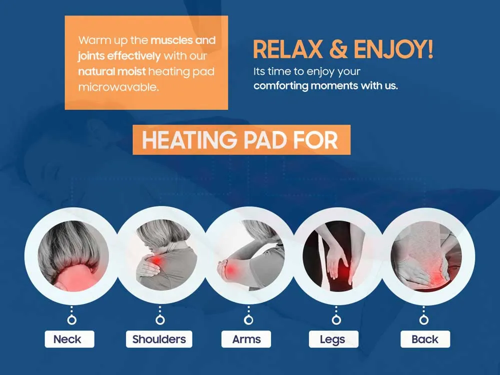 Lavender-scented Extra Large Body Heat Wrap Microwavable, London