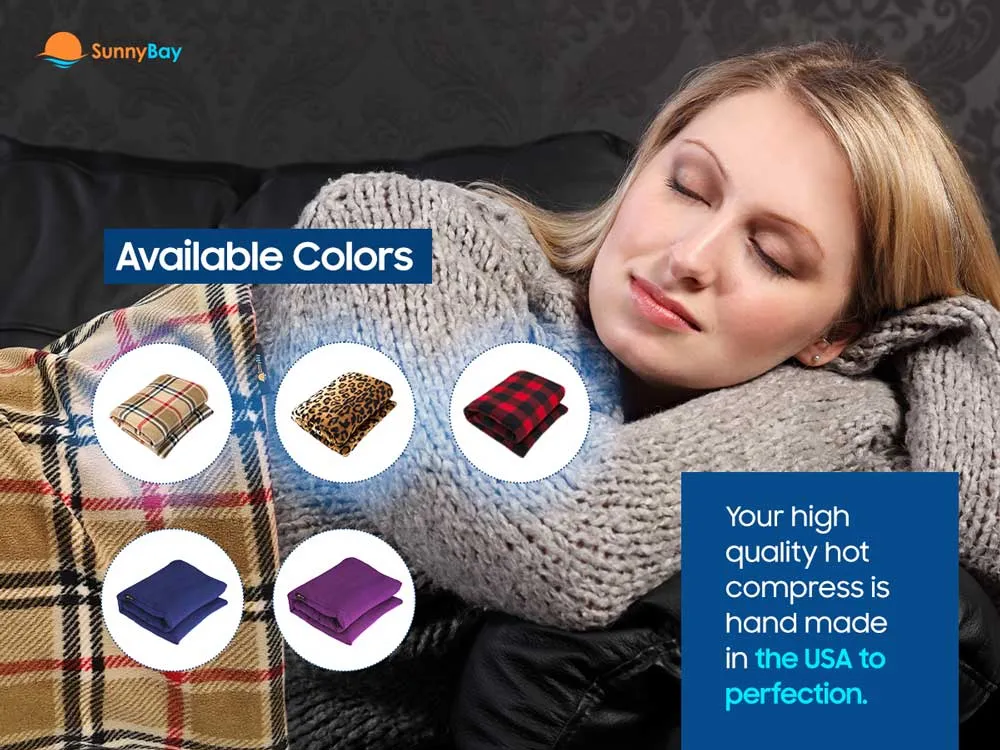 Lavender-scented Extra Large Body Heat Wrap Microwavable, London