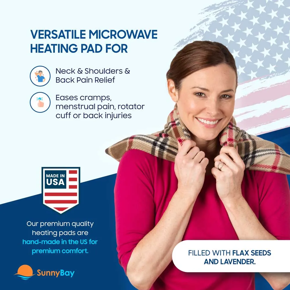 Lavender-scented Extra Large Body Heat Wrap Microwavable, London
