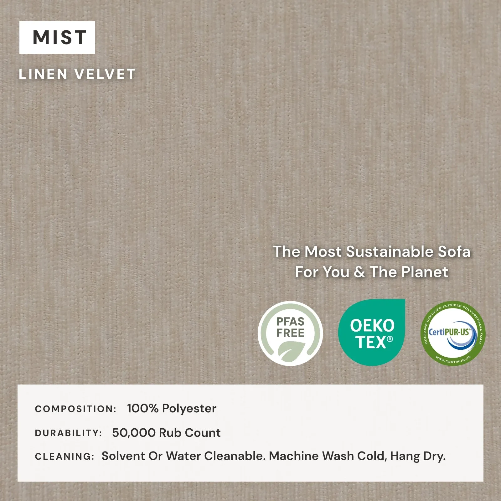 Modular Washable 6-Seater U-Sectional   Ottoman in Mist | Memorix  Seat | Cloud Pillow
