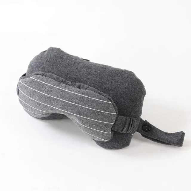 Portable multi-function eye mask & neck pillow