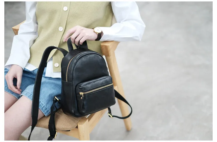 Small Rucksack Womens Leather Stylish Backpacks For Women